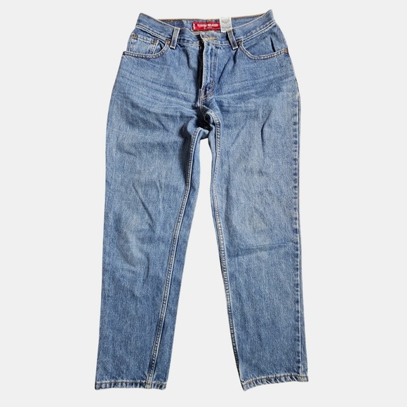 Vintage Levi's 550 Classic Relaxed Tapered Jeans Womens 8 M Medium Wash Denim - Picture 1 of 9